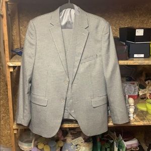 Alain Dupetit Houndstooth Three Piece Suit